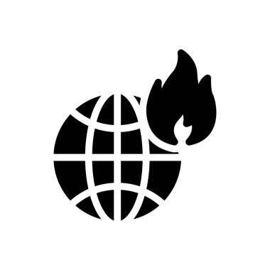 Afet vektörü düz simgesi