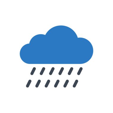 bulut vektörü renk simgesi