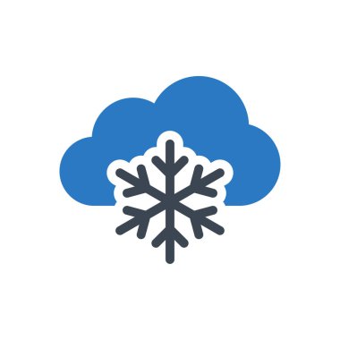 kar vektörü renk simgesi