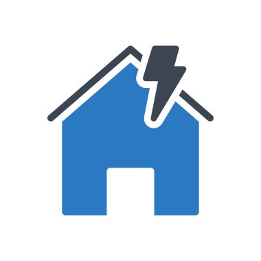 ev vektörü renk simgesi