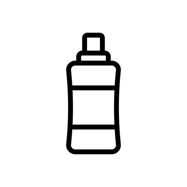 Plastic Vector Dunne Lijn Pictogram — Stockvector