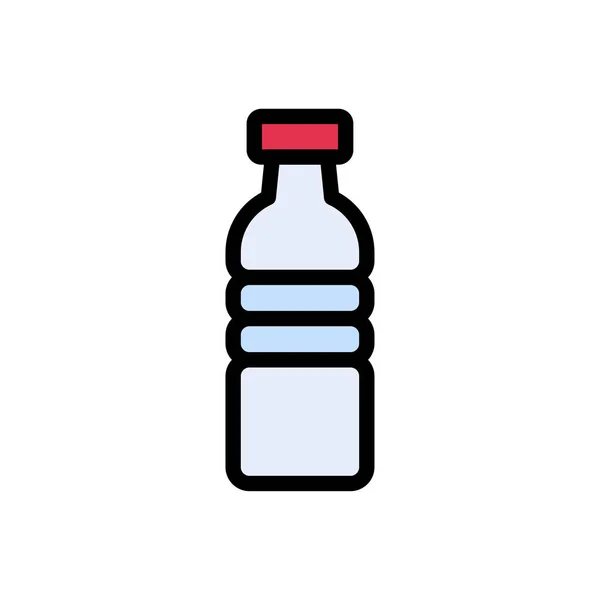 Plastic Vector Vlakke Kleur Pictogram — Stockvector