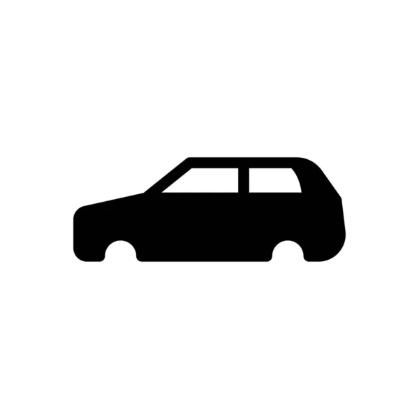 Автомобіль Векторний Гліф Плоска Іконка — стоковий вектор