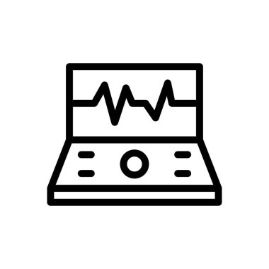 vektör ince çizgi simgesini yener