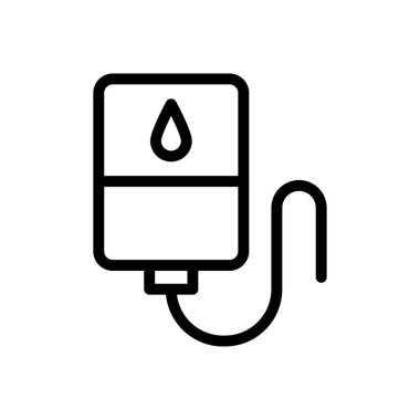 IV vektörü ince çizgi simgesi