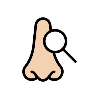 Düz vektör renk simgesini kokla