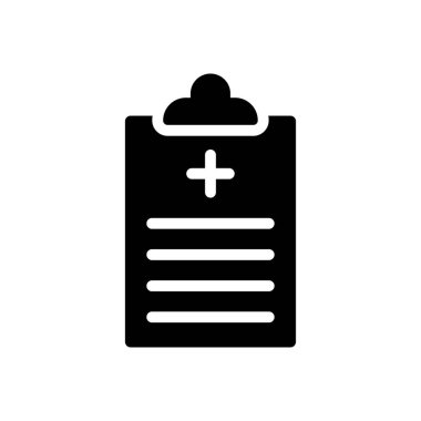 tıbbi vektör sembolü düz simge