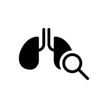 nefes vektör düz simge