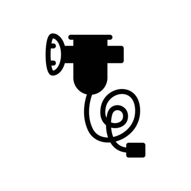 tıbbi vektör sembolü düz simge