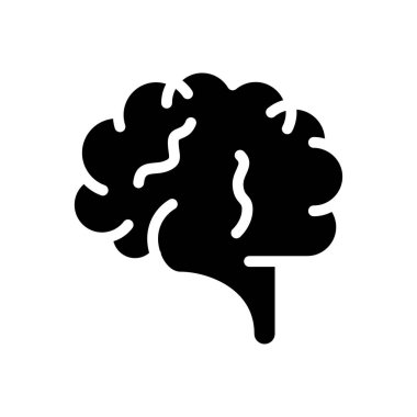 zihin vektör düz simge