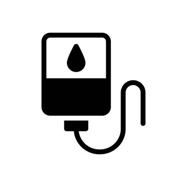 IV vektör düz simge