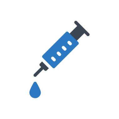 İğne vektörü ince çizgi simgesi