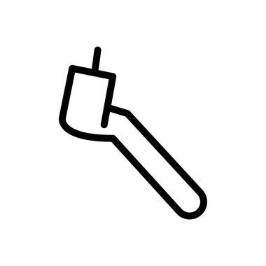 sözlü vektör ince çizgi simgesi