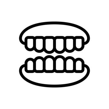 sözlü vektör ince çizgi simgesi