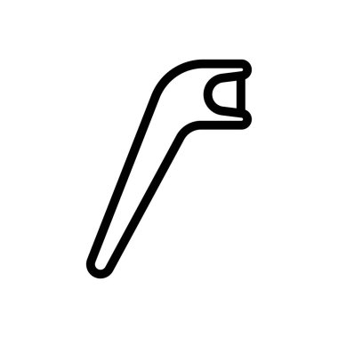 ekipman vektörü ince çizgi simgesi