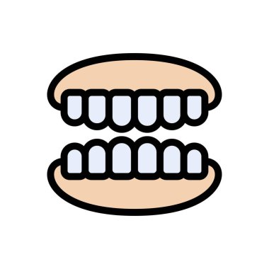 sözlü vektör düz renk simgesi