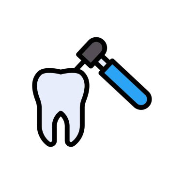 sözlü vektör düz renk simgesi