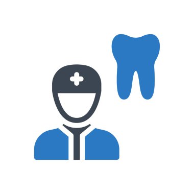 doktor vektör renk simgesi