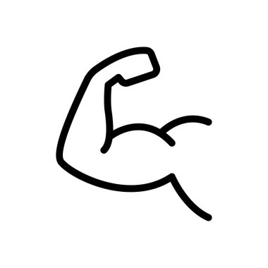 spor salonu vektörü ince çizgi simgesi