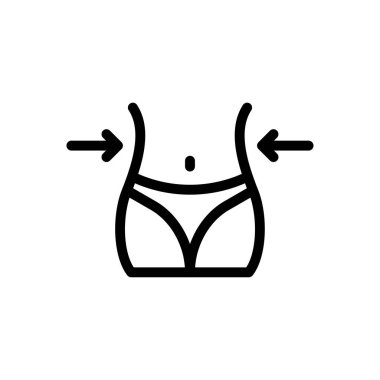 sağlık vektörü ince çizgi simgesi