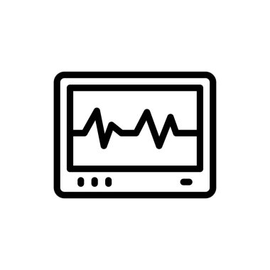 darbeler vektör ince çizgi simgesi