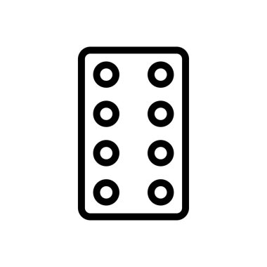 uyuşturucu vektörü ince çizgi simgesi