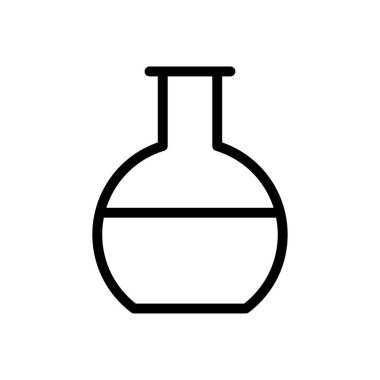 lab vektör ince çizgi simgesi