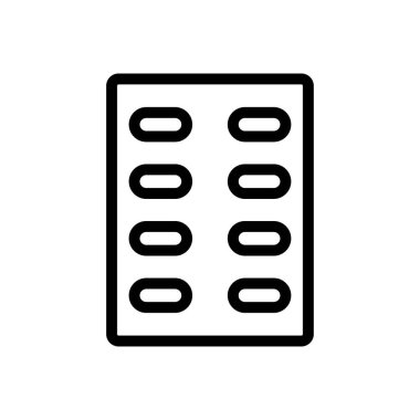 haplar vektör ince çizgi simgesi