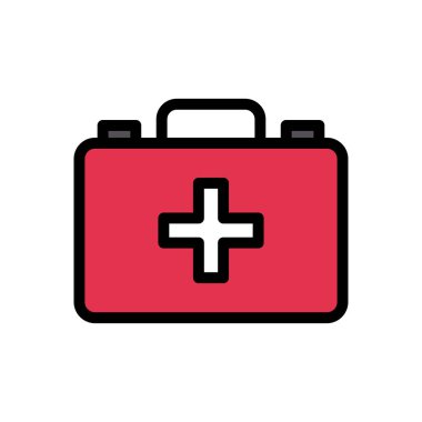 kit vektör düz renk simgesi