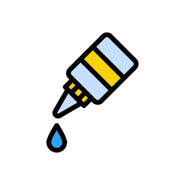 vektör düz renk simgesini bırak