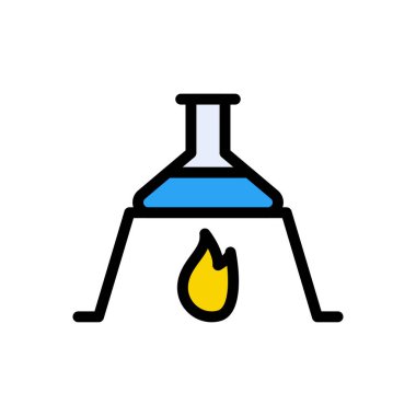 lab vektör düz renk simgesi
