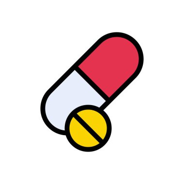 uyuşturucu vektörü düz renk simgesi