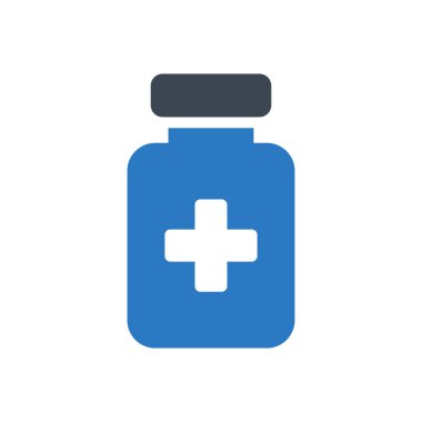 şişe vektör renk simgesi