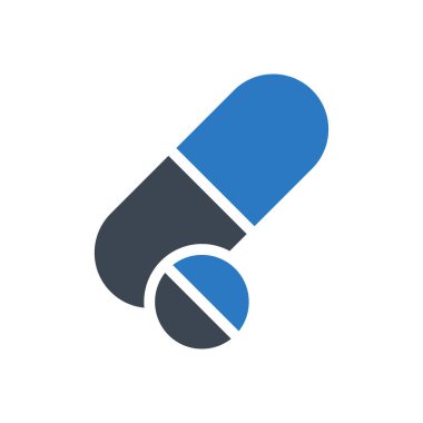 uyuşturucu vektör renk simgesi