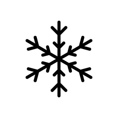 flake vektör ince çizgi simgesi