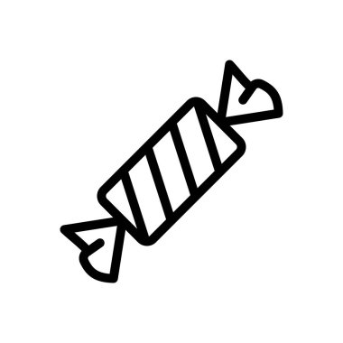 toffee vektör ince çizgi simgesi