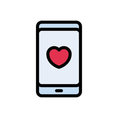 vektör düz renk simgesi gibi