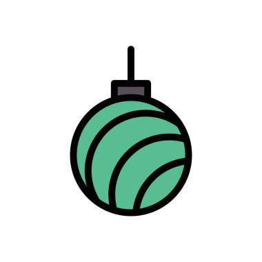 ışık vektörü düz renk simgesi