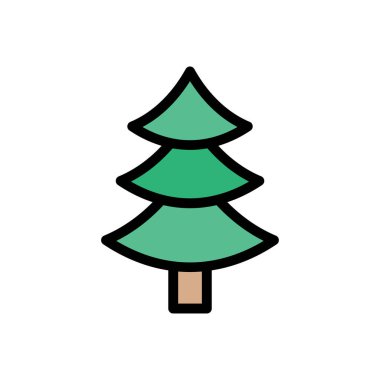 Noel vektörü düz renk simgesi