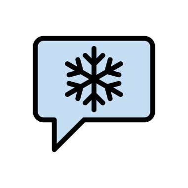 ileti vektörü düz renk simgesi