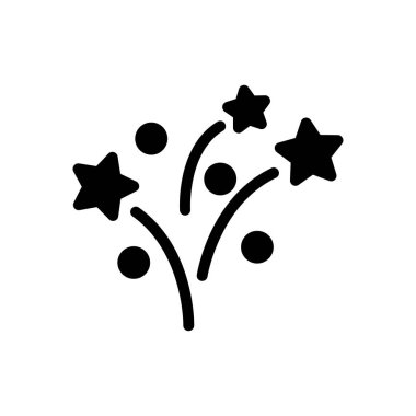 Kutlama vektörü düz simgesi