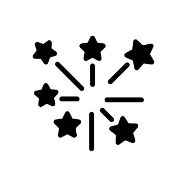 Kutlama vektörü düz simgesi