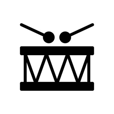 çubuk vektör glyph düz simgesi