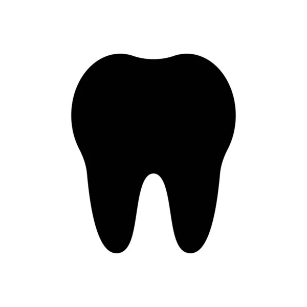 Vecteur Oral Glyphe Icône Plate — Image vectorielle