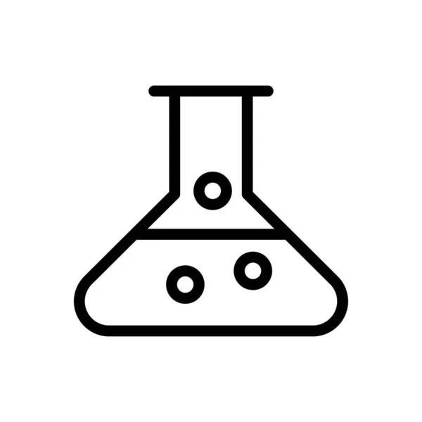 Lab Vektör Ince Çizgi Simgesi — Stok Vektör