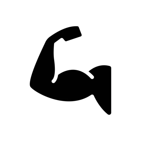 Gym Vector Glyph Kleur Pictogram — Stockvector