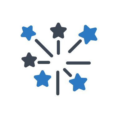 kutlama vektörü renk simgesi