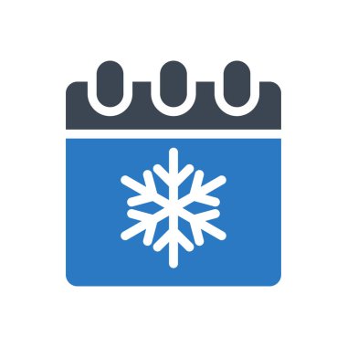 kar tanesi vektörü kabartma renk simgesi