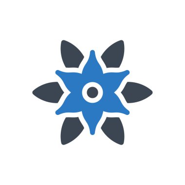 flake vektör renk simgesi