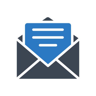 ileti vektör renk simgesi